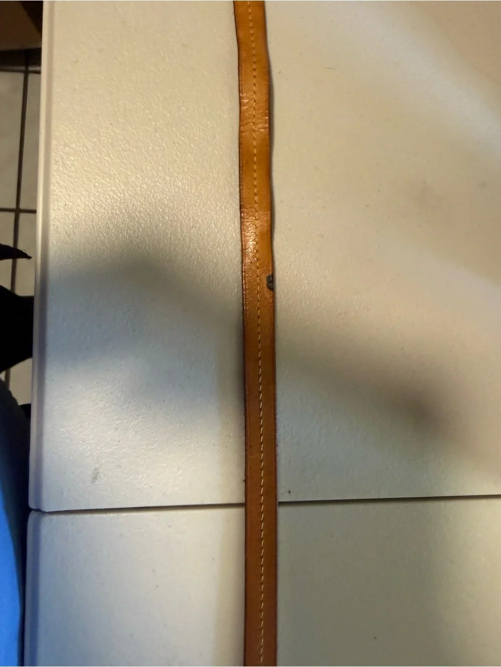 Louis Vuitton Damier Azur Canvas Satchel in Cream and Tan